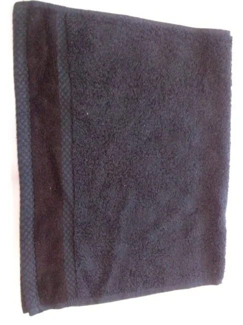 Ręcznik Soft 30x50 Czarny z bambusem Greno