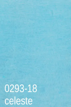 Koc bawełniany akrylowy 150x200 0293/18 błękitny jednobarwny narzuta pled