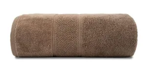 Ręcznik Mario 30x50 taupe beżowy 480  g/m2 frotte