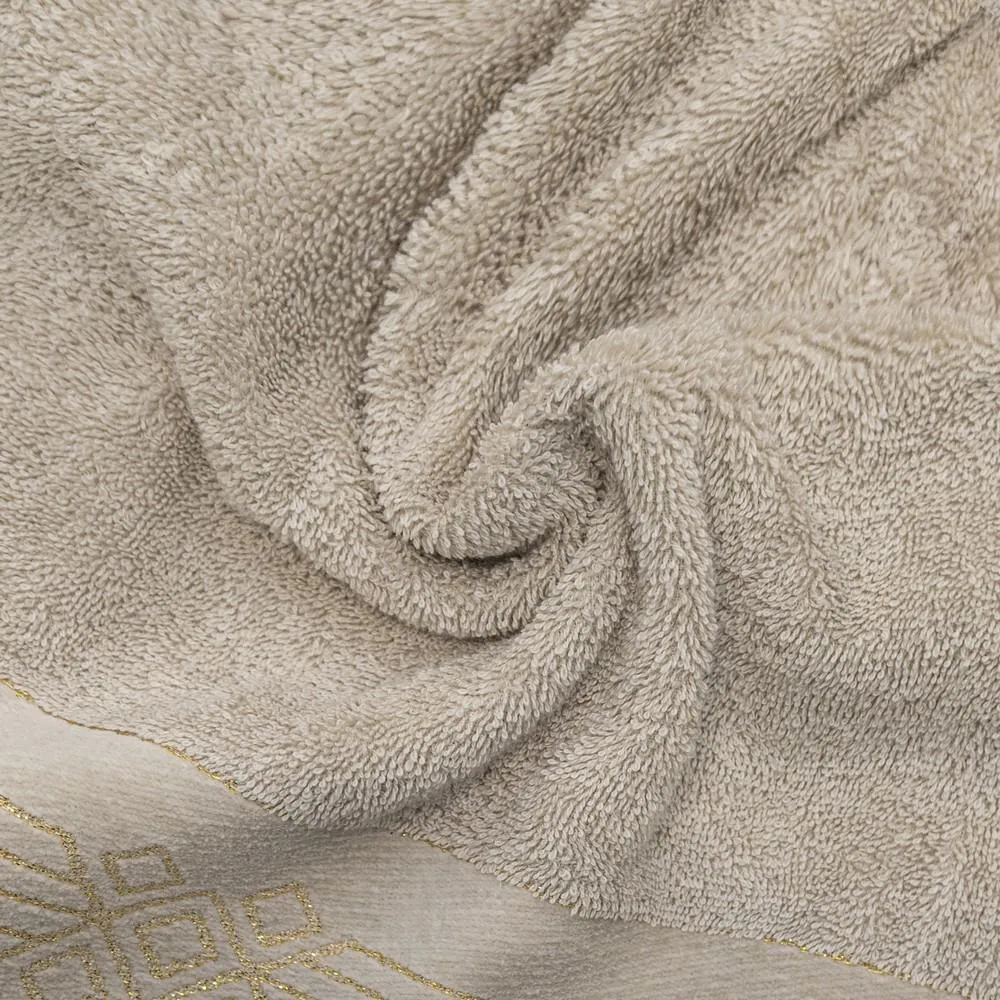 Ręcznik Kamela 50x90 beżowy frotte  520g/m2 Eurofirany