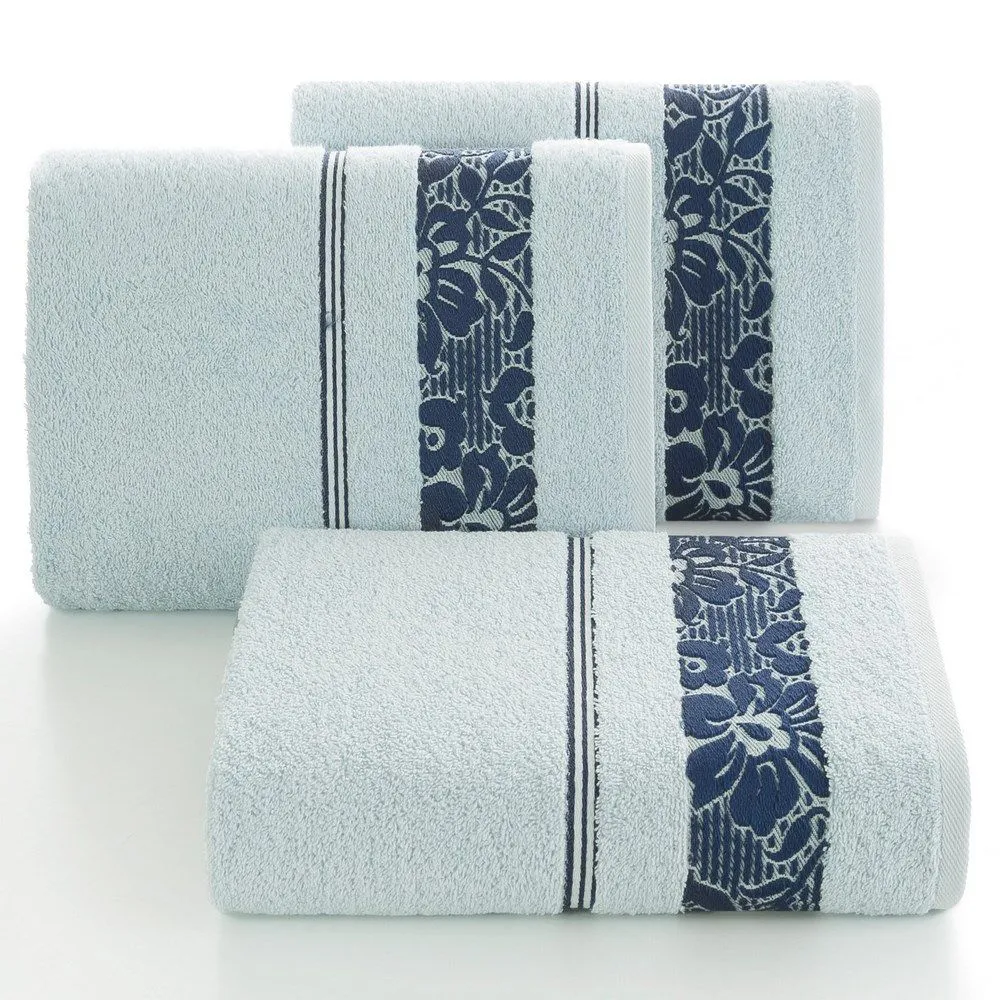 Ręcznik Sylwia 50x90 15 niebieski  500g/m2 Eurofirany