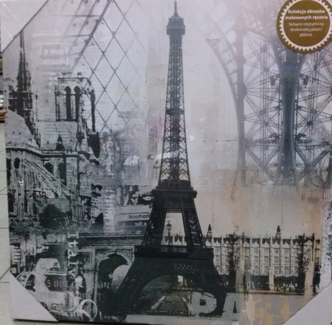 Obraz Paris/1 rozmiar 60x60 Wieża Eiffla Eurofirany