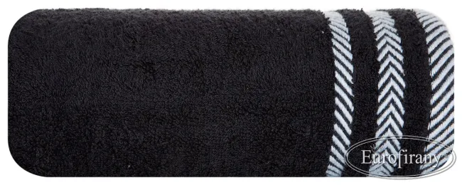 Ręcznik Mona  30x50 30 czarny frotte 500 g/m2 Eurofirany