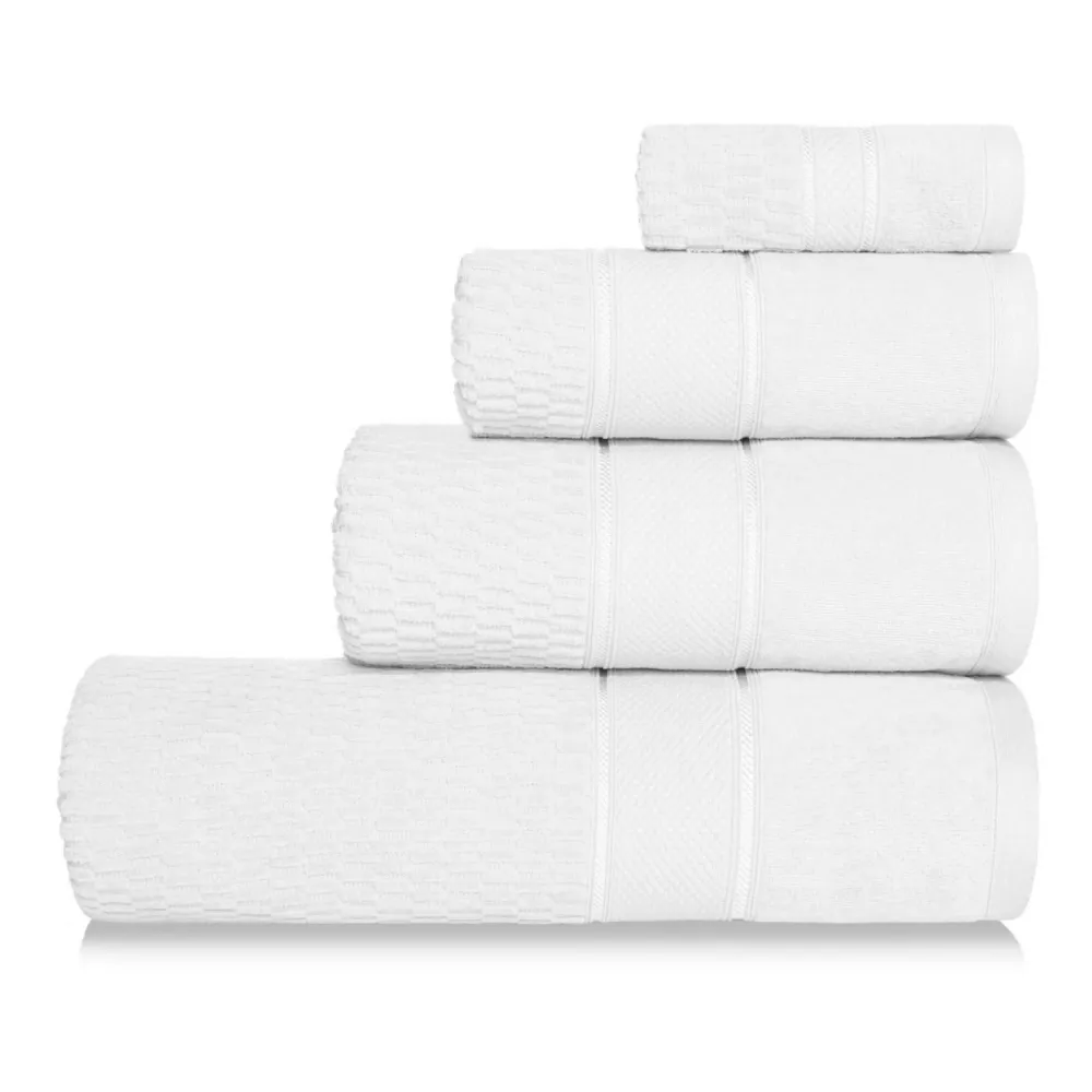 Ręcznik Peru 30x30 biały welurowy  500g/m2