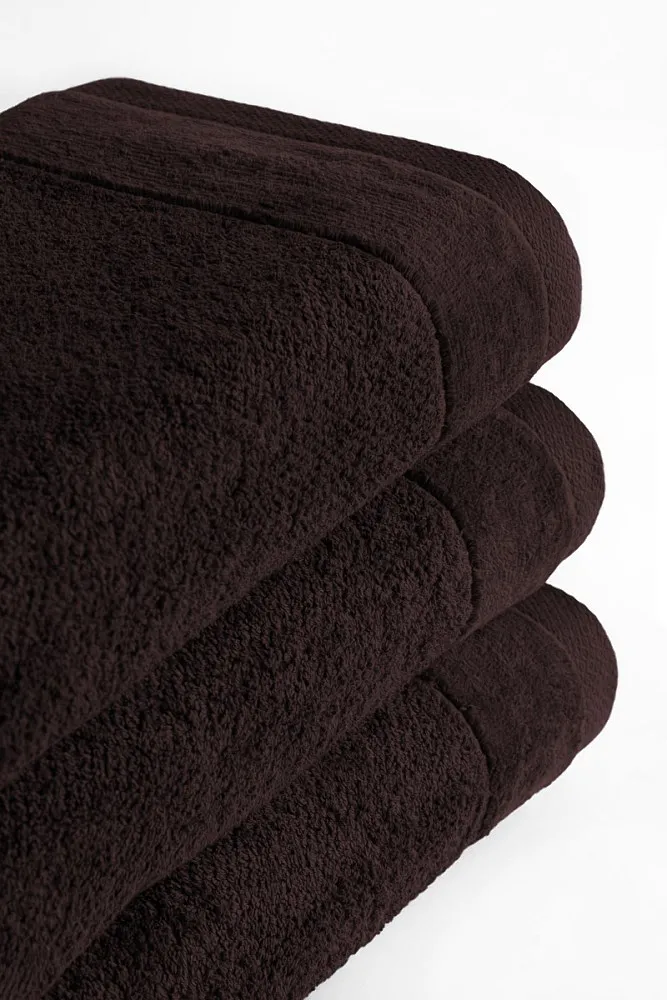 Ręcznik Vito 50x90 brązowy frotte bawełniany 550 g/m2
