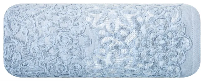Ręcznik Ria 70x140 niebieski biały 04 500g/m2 Eurofirany