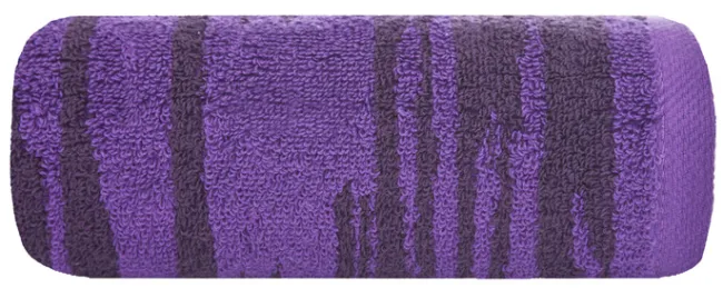 Ręcznik Borys 50x90 fioletowy 600 g/m2 frotte Eurofirany