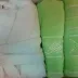 Szlafrok Valentini  Biały rozmiar XL plus kpl ręczników 3 szt. Zielony