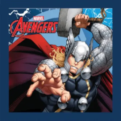 Ręcznik magiczny 30x30 Avengers B 2102 Thor syn Odyna następca tronu Asgardu