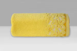 Ręcznik Bella 30x50 żółty 450 g/m2 frotte Greno