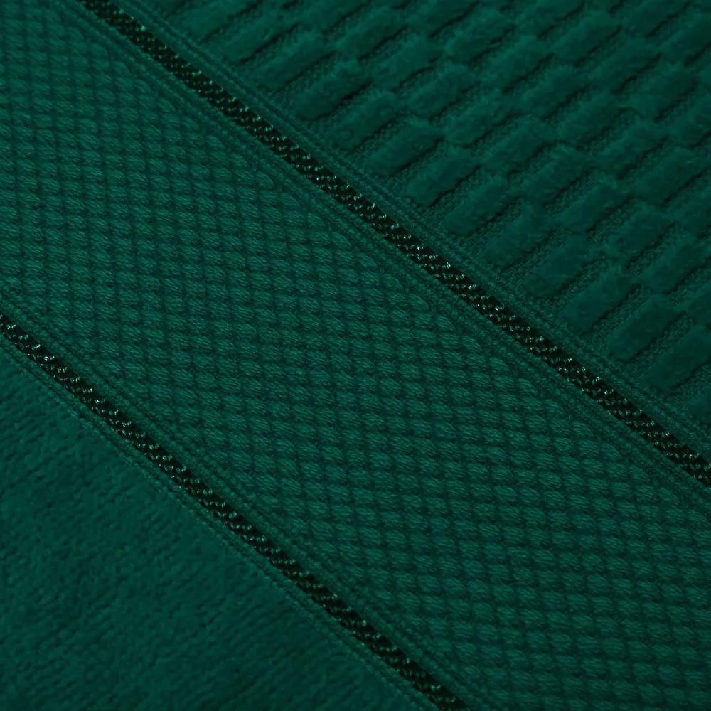 Ręcznik Peru 70x140 zielony butelkowy  welurowy 500g/m2