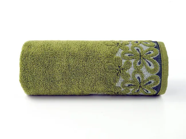 Ręcznik Bella 30x50 oliwkowy 450 g/m2 frotte