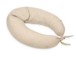 Poduszka pozycjonująca Relax Linen 190cm beżowa do karmienia ciążowa wypoczynkowa