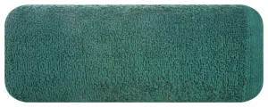 Ręcznik Gładki 1 30x50 zielony ciemny 400g/m2 frotte Eurofirany