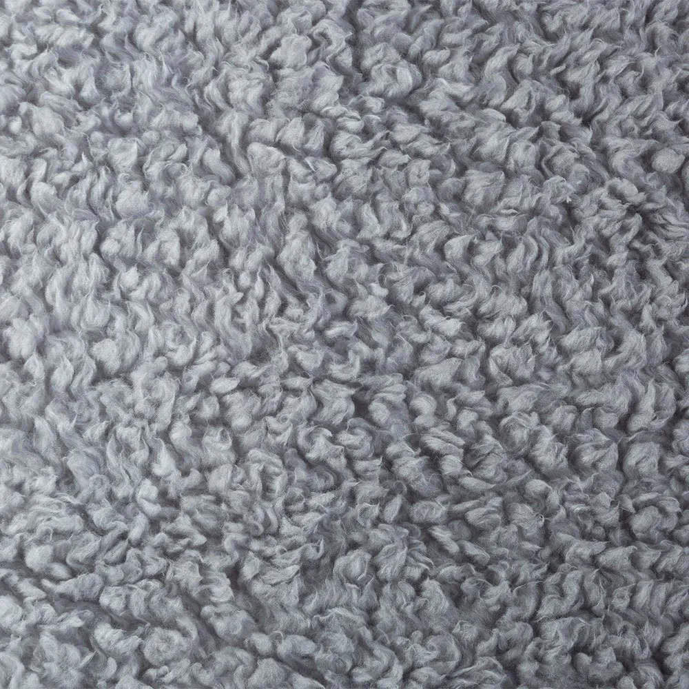 Koc narzuta z mikrofibry 200x220 Zack grafitowy cieniowany baranek Eurofirany