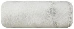 Ręcznik Kate 50x90 02 kremowy srebrny 450g/m2 Eurofirany