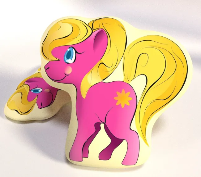 Poduszka dekoracyjna przytulanka Kucyk Pony różowy My little pony B361