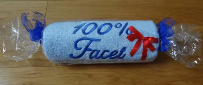 Ręcznik 70x140 100% Facet Niebieski cukierek