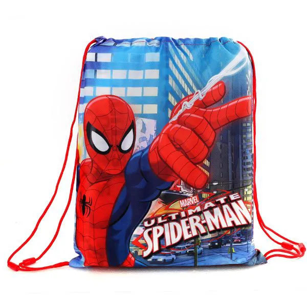 Worek szkolny na buty Spiderman 0162 Człowiek Pająk szklane domy