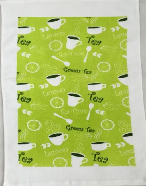 Ręcznik kuchenny 38x65 Green tea zielona herbata