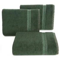 Ręcznik 30x50 Filon 07 zielony ciemny 530g/m2 Eurofirany