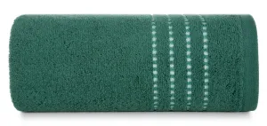 Ręcznik 30x50 Fiore  zielony ciemny 500g/m2 Eurofirany