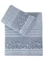 Komplet ręczników 2 szt Mervan niebieski 50x90+70x140 Darymex