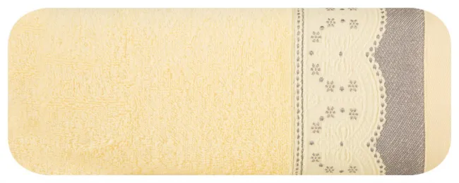 Ręcznik Tina 50x90 03 jasny żółty 450g/m2 frotte Eurofirany
