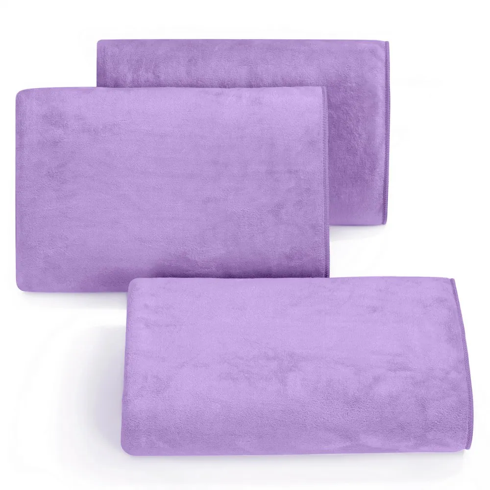 Ręcznik Szybkoschnący Amy 30x30 14 fioletowy jasny 380 g/m2 Eurofirany