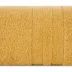 Ręcznik Gala 30x50 musztardowy zdobiony  błyszczącą nicią 500 g/m2 Eurofirany