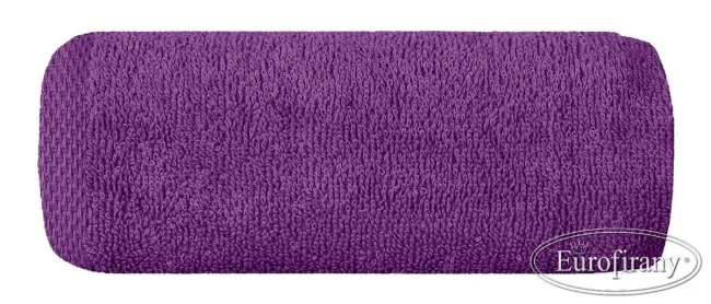 Ręcznik Gładki 1 50x90 11 fioletowy 400 g/m2 frotte Eurofirany