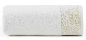 Ręcznik Metalic 30x50 biały 485g/m2 frotte Eurofirany