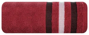 Ręcznik Gracja 50x90  czerwony 500g/m2 frotte Eurofirany