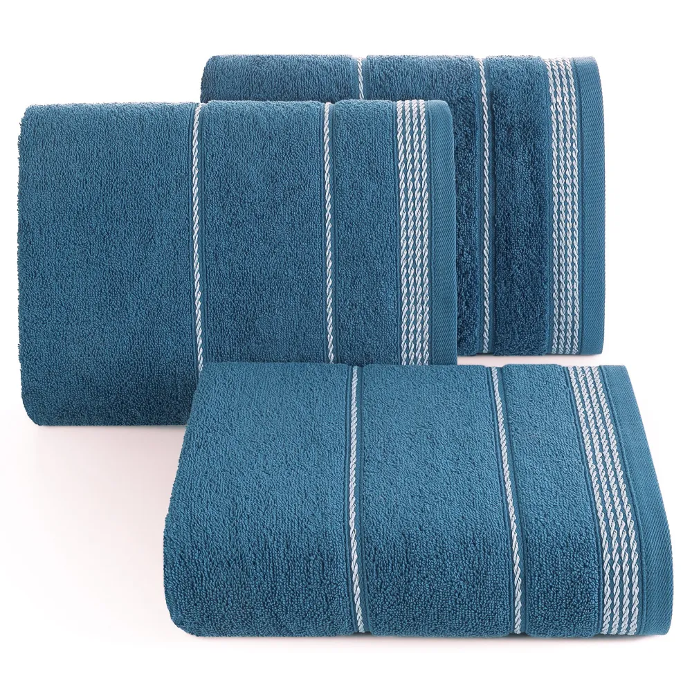 Ręcznik Mira 70x140 niebieski ciemny 10 frotte 500 g/m2 Eurofirany