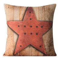 Poszewka dekoracyjna 40x40 Star 11        czerwona gwiazda Eurofirany P1