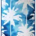 Ręcznik plażowy Summer Palms 70x140  Palmy niebieski