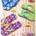 Ręcznik plażowy Summer Vibes 70x140  Muszelki
