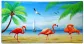 Ręcznik plażowy Summer Paradise 70x140 Flamingi