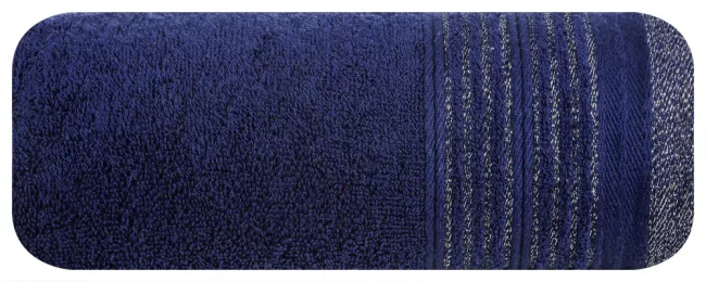 Ręcznik Ellen 50x90 12 niebieski srebrny 500g/m2 Eurofirany