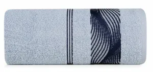 Ręcznik Sylwia 2 50x90 niebieski 500  g/m2 frotte Eurofirany