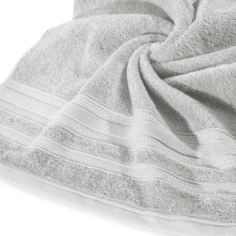 Ręcznik Judy 50x90 srebrny 500g/m2  Eurofirany