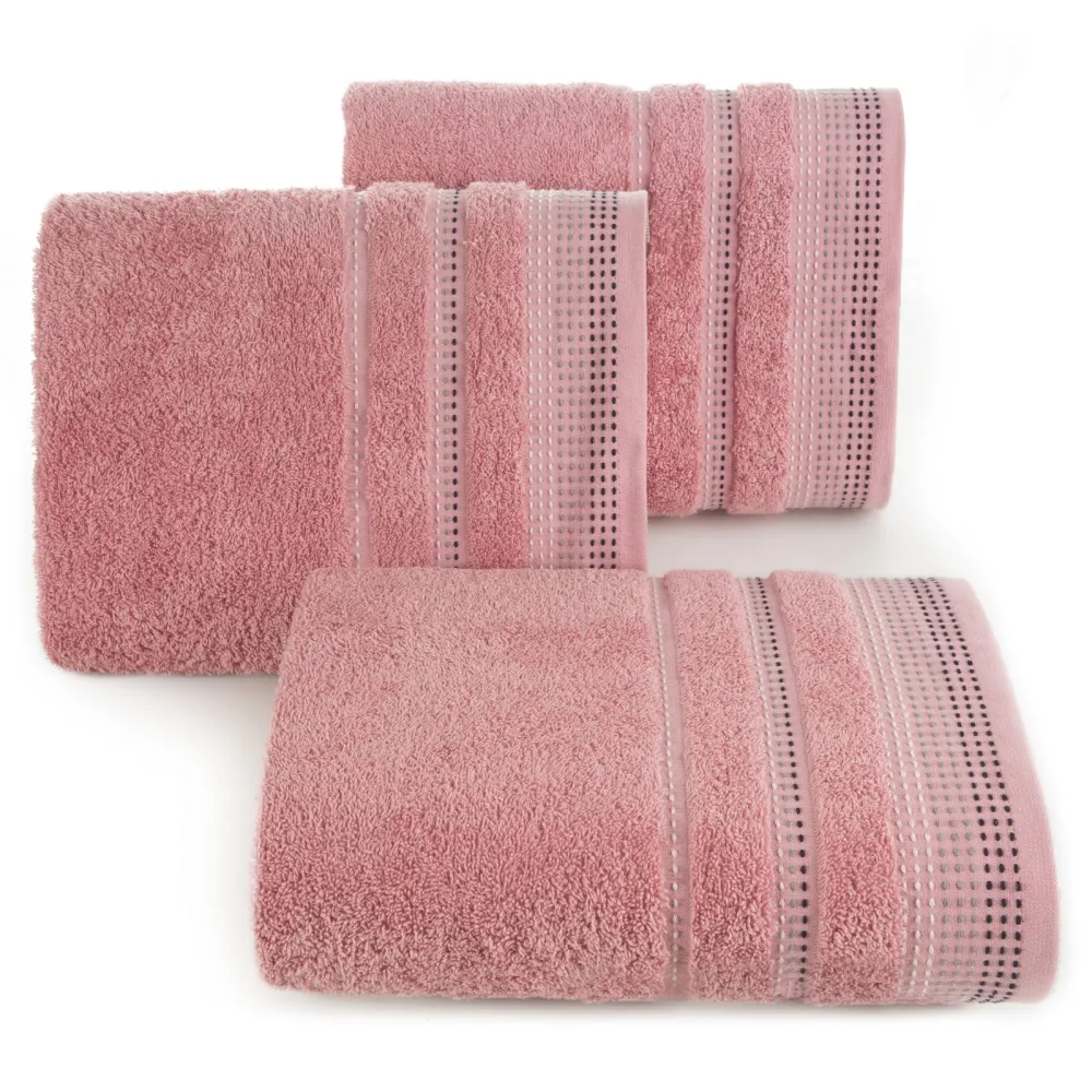 Ręcznik Pola 50x90  23 pudrowy różowy frotte 500 g/m2 Eurofirany