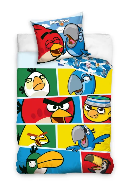 Pościel Angry Birds 160x200 5800 AB7003 Komiks