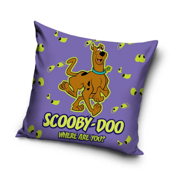 Poszewka 40x40 Scooby Doo Piesek Detektyw 0063 fioletowa