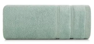 Ręcznik Glory 4 70x140 miętowy  z welurową bordiurą i błyszczącą nicią 500 g/m2 Eurofirany