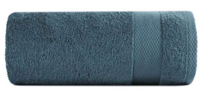 Ręcznik 50x90 Lorita ciemny niebieski  frotte 500g/m2 Eurofirany