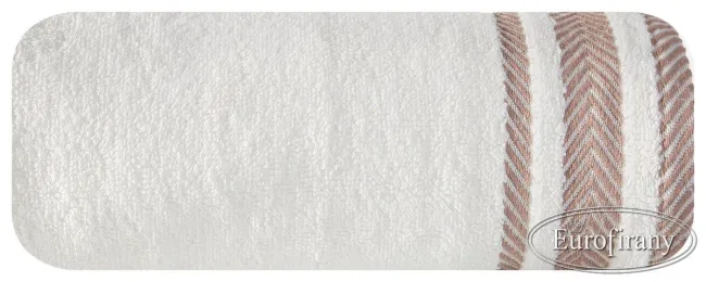 Ręcznik Mona  70x140 02 kremowy beżowy frotte 500 g/m2 Eurofirany