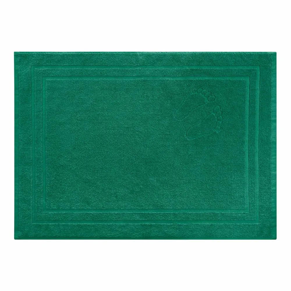 Dywanik łazienkowy 50x70 Mondo zielony    butelkowy bawełniany frotte 650g/m2