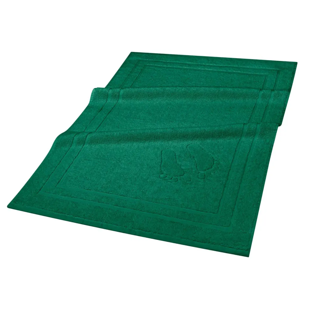 Dywanik łazienkowy 50x70 Mondo zielony    butelkowy bawełniany frotte 650g/m2