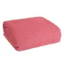 Koc narzuta na fotel 70x160 Amber pudrowy różowy bawełniany akrylowy D91